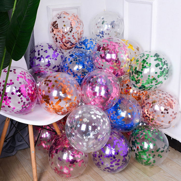 12-Zoll-Pailletten-Latexballons