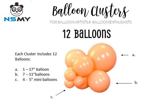 Wie kann man Balloncluster besser aussehen?