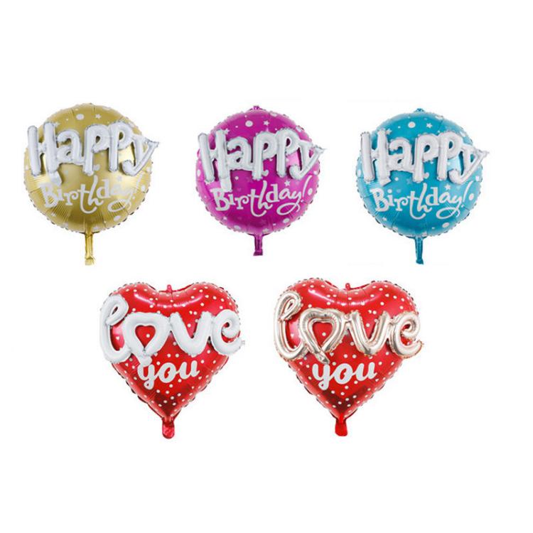 Zusammengebaute Folienballons