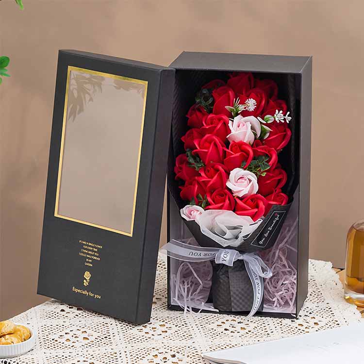 Blumenstrauß-Geschenkbox