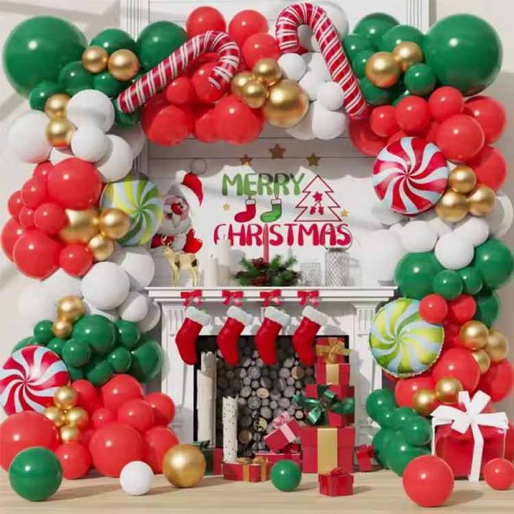 Weihnachtsballonbogenset