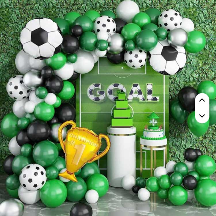 Ballonbogen-Set mit Fußball-Thema