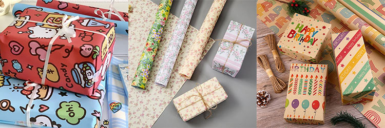 Gift wrapping paper Gift wrapping paper
