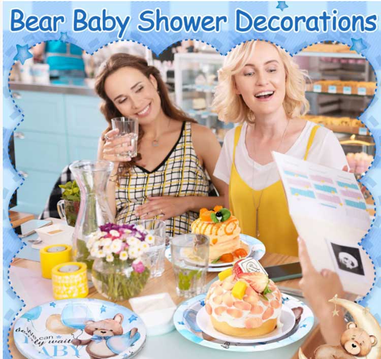 Baby birthday disposable plate set china