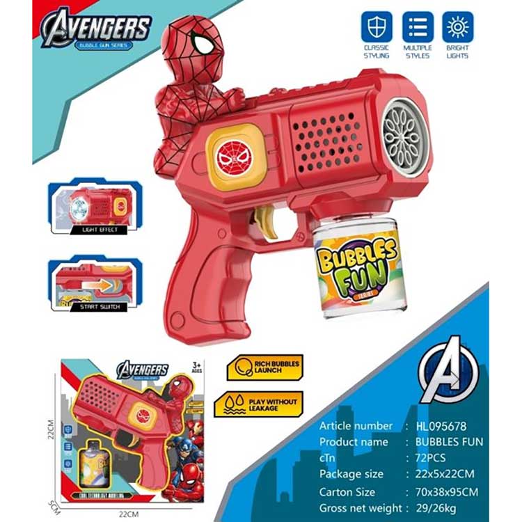 Marvel Spider Man Seifenblasenmaschine