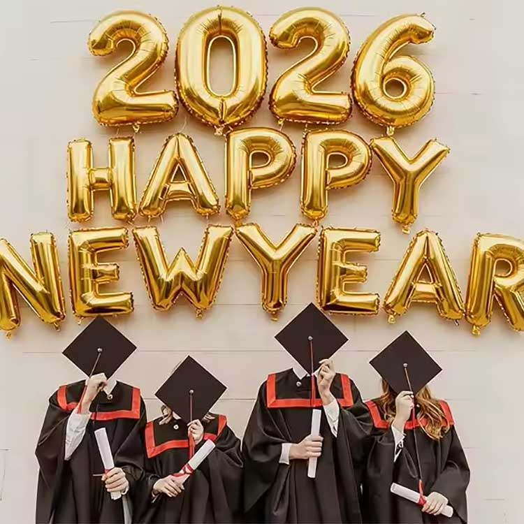Folienballon-Set für das neue Jahr