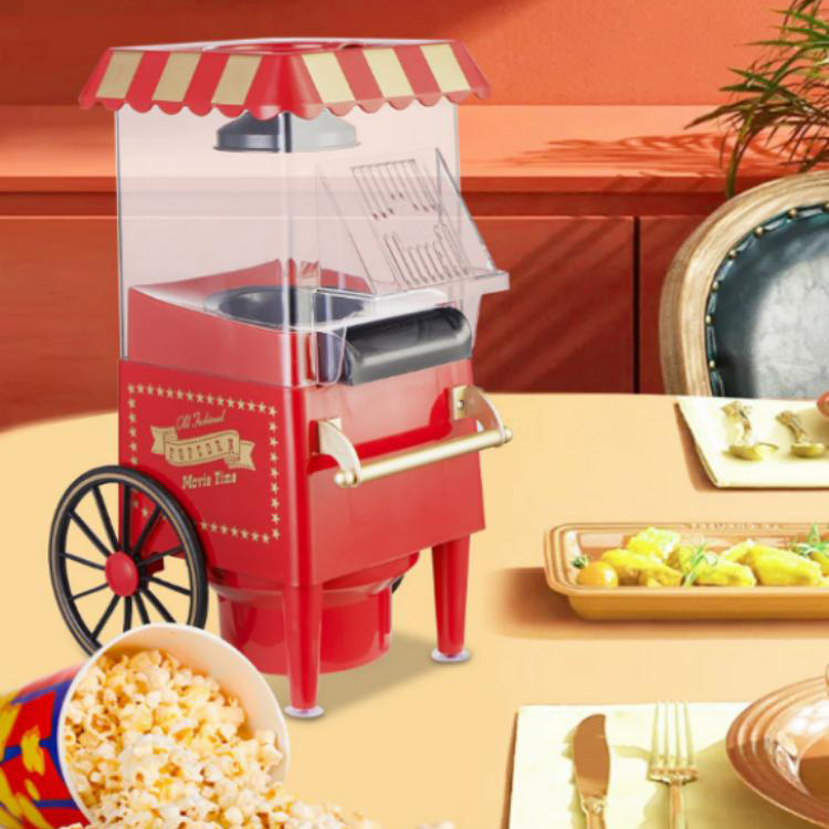 Retro-Popcornmaschine mit Handwagen