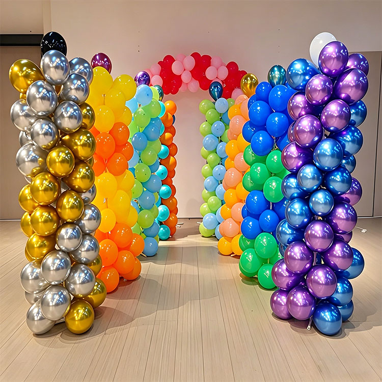Selbstaufblasender Ballonständer