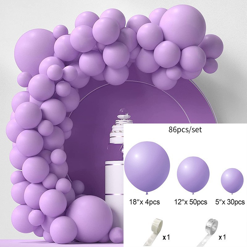 Einfarbiger Ballonbogen